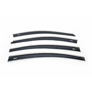 Window Deflectors with Chrome Trim SD (4 pcs, Niken) photo 2