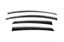 Ford Focus III 2011-2017 Window deflectors with chrome trim Niken (SD/HB, 4 pcs) photo 2