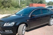 Volkswagen Passat B6 2006-2012 Window Deflectors with Chrome Trim SD (4 pcs, HIC) photo 8