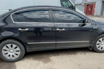 Volkswagen Passat B6 2006-2012 Window Deflectors with Chrome Trim SD (4 pcs, HIC) photo 3