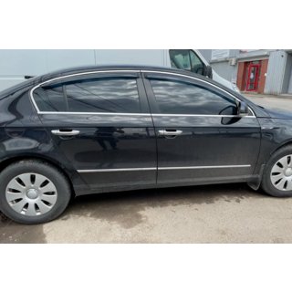 Window Deflectors with Chrome Trim SD (4 pcs, HIC) photo 3