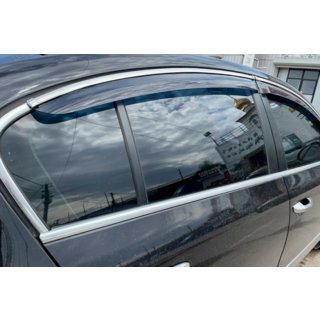 Window Deflectors with Chrome Trim SD (4 pcs, HIC) photo 4