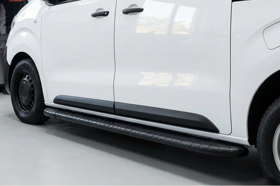 Citroen Jumpy/Dispatch 2017- Side Steps Bosphorus Black (2 pcs, Aluminum) Image