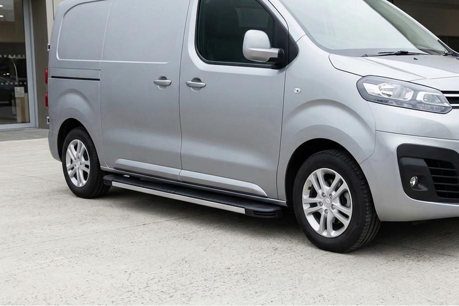 Citroen Jumpy/Dispatch 2017- Side Steps Maya V1 (2 pcs, Aluminum) Image