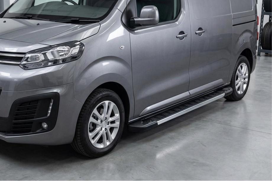 Citroen Jumpy/Dispatch 2017- Side Steps RedLine V1 (2 pcs, Aluminum) Image