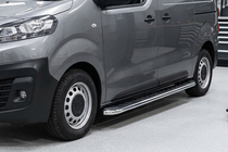 Peugeot Expert 2017- Side Steps Maydos V1 (2 pcs, Aluminum & Stainless Steel) photo 1