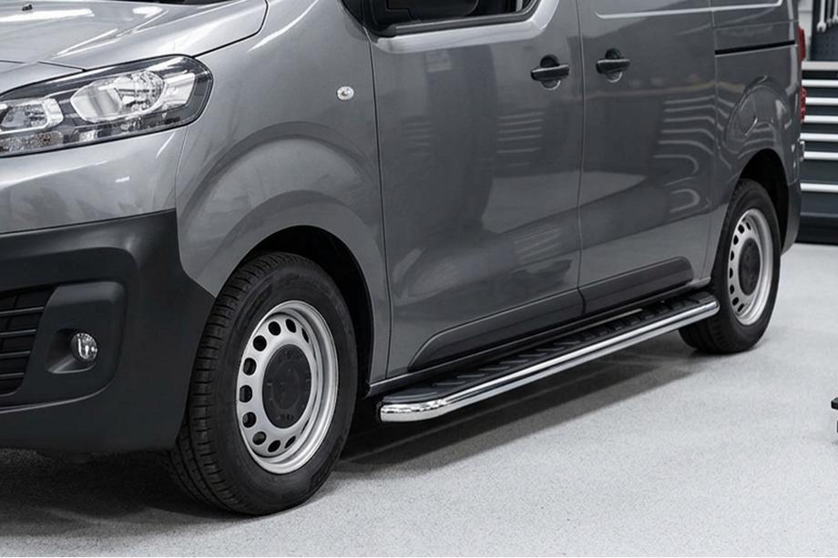 Peugeot Traveller 2017- Side Steps Maydos V1 (2 pcs, Aluminum & Stainless Steel) XS – Short Wheelbase Image