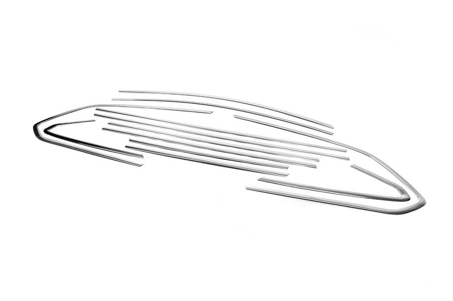Opel Astra J 2009-2015 Full Window Trim Stainless Steel (Sport Tourer, 12 pcs) Photo 2