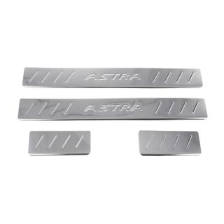 Door Sill Protectors OmsaLine (4 pcs, Stainless Steel) Opel Astra J 2009-2015 photo 2