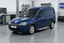 Opel Combo 2002–2012 Side Steps Allmond Grey (2 pcs, Aluminum) photo 1