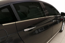 Citroen C-5 2008-2017 Lower window trim stainless steel (6 pcs) Carmos - Turkish Stainless Steel photo 1