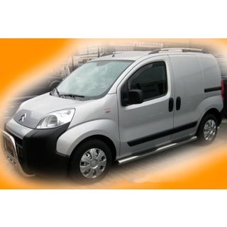 Side Bars (2 pcs, Stainless Steel) Peugeot Bipper 2008-2017 photo 2