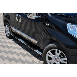 Side Bars (2 pcs, Stainless Steel) Peugeot Bipper 2008-2017 photo 1