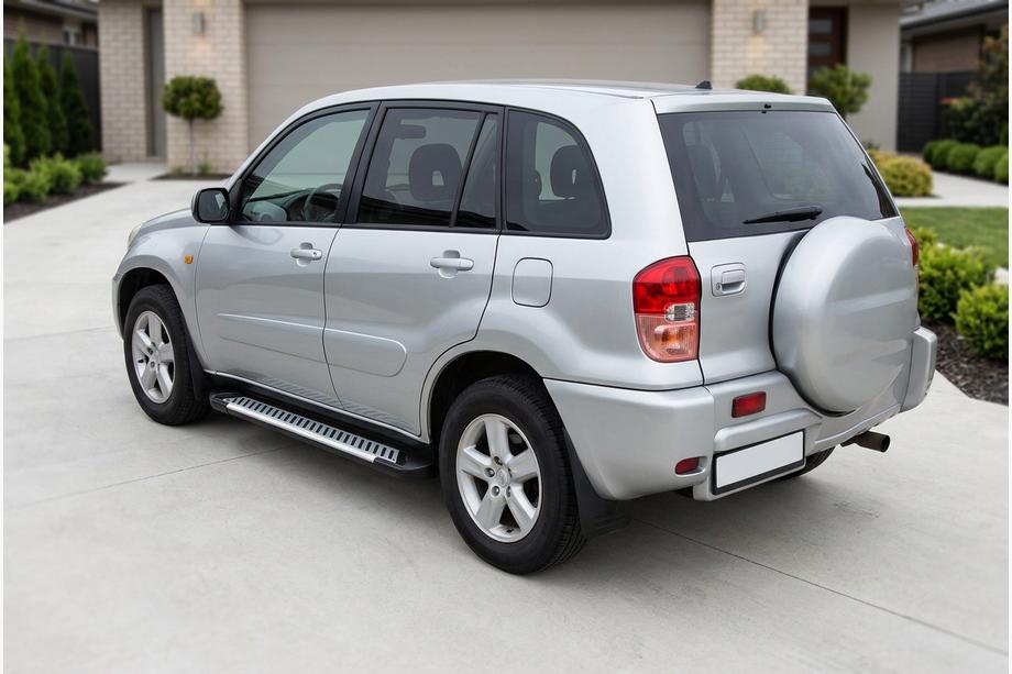 Toyota Rav 4 2001-2005 Side Steps Line (2 pcs, Aluminum) Image