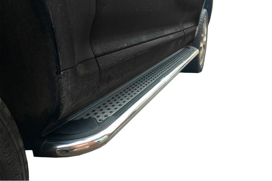Ford Ranger 2011–2022 Side Steps Maydos V2 (2 pcs, Aluminum & Stainless Steel) Image