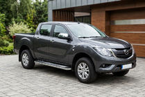 Mazda BT-50 2012- Side Steps Maydos V2 (2 pcs, Aluminum & Stainless Steel) photo 1