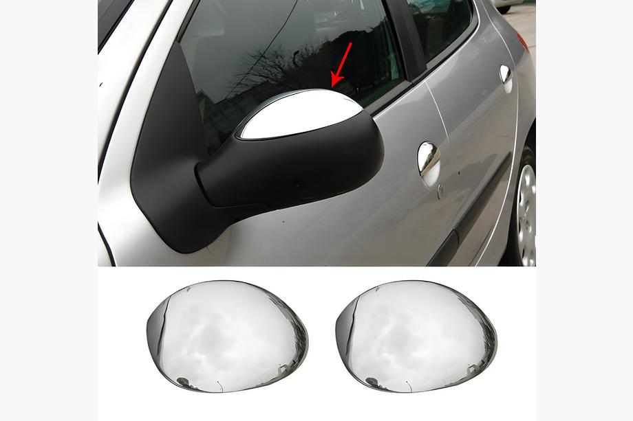 Citroen Xsara Picasso 1999-2012 Mirror Covers (2 pcs, Stainless Steel) Photo 2