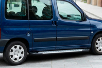 Peugeot Partner 1996-2008 Side Steps Allmond Grey (2 pcs, Aluminum) photo 1