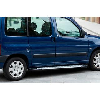 Side Steps Allmond Grey (2 pcs, Aluminum) Peugeot Partner 1996-2008 photo 1