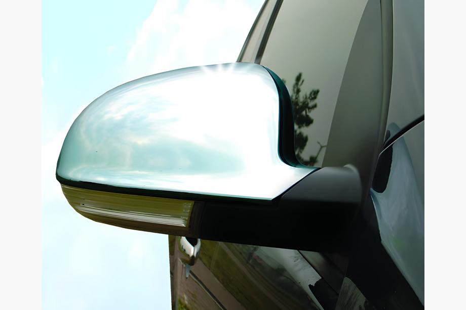 Seat Alhambra 1996-2010 Mirror Covers Stainless Steel (2004-2010, 2 pcs) Image