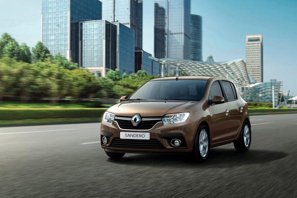 The hatchback of the second generation Renault Sandero