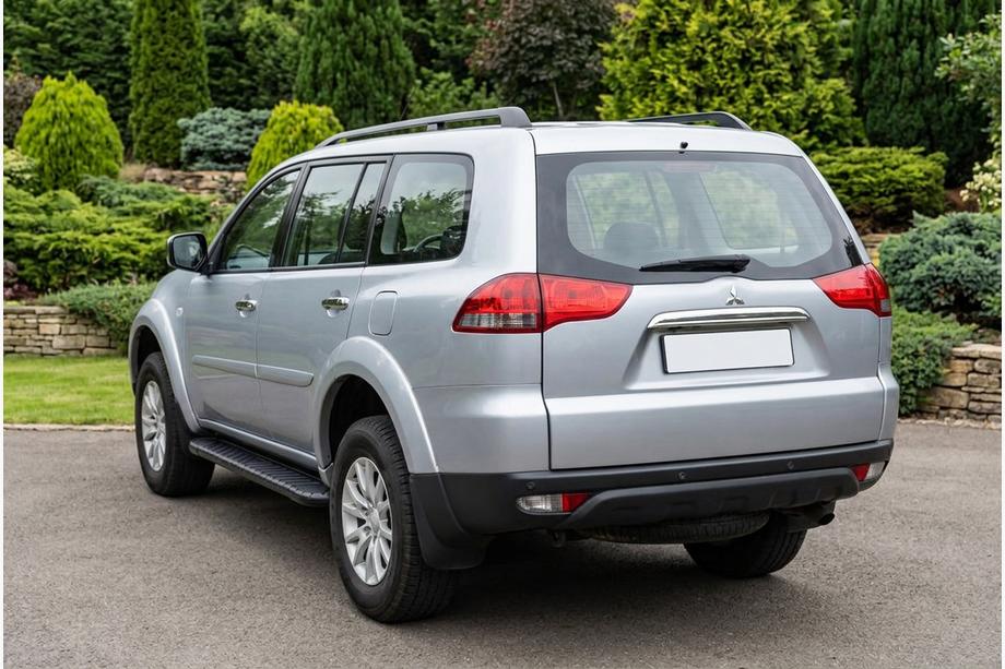 Mitsubishi Pajero Sport 2008-2015 Side Steps Bosphorus Black (2 pcs, Aluminum) Image