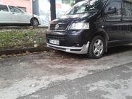 Volkswagen T5 Transporter 2003-2010 ABT front lower lip with fins (primed for painting) photo 6