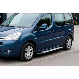 Side Steps Allmond Grey (2 pcs, Aluminum) Peugeot Partner Tepee 2008-2018 photo 1