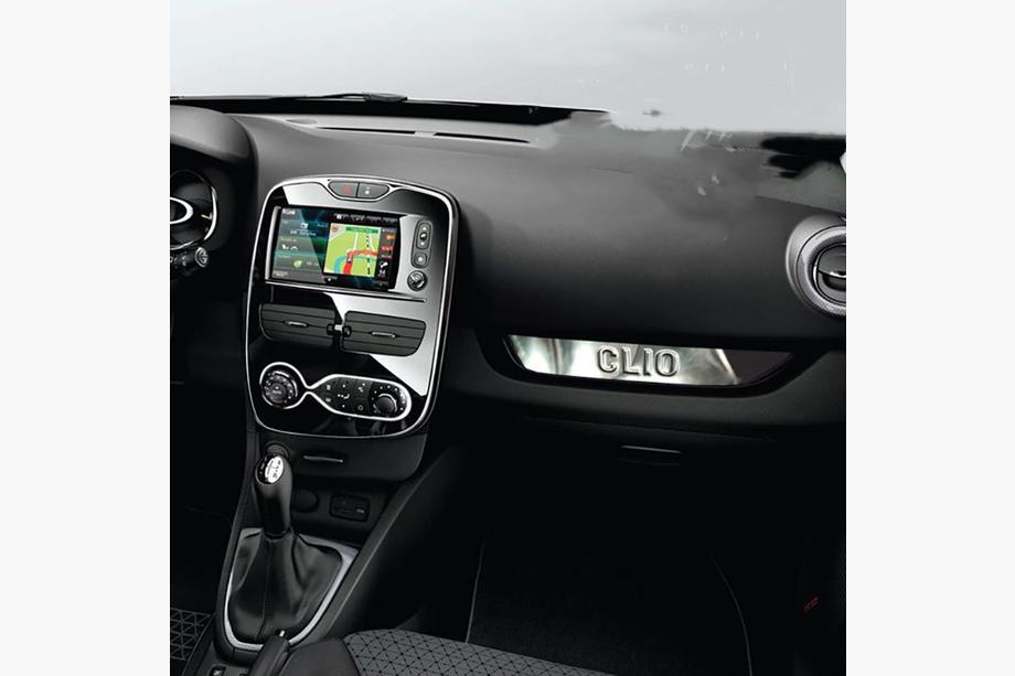 Renault Clio IV 2012-2019 Front console trim (stainless steel) Image