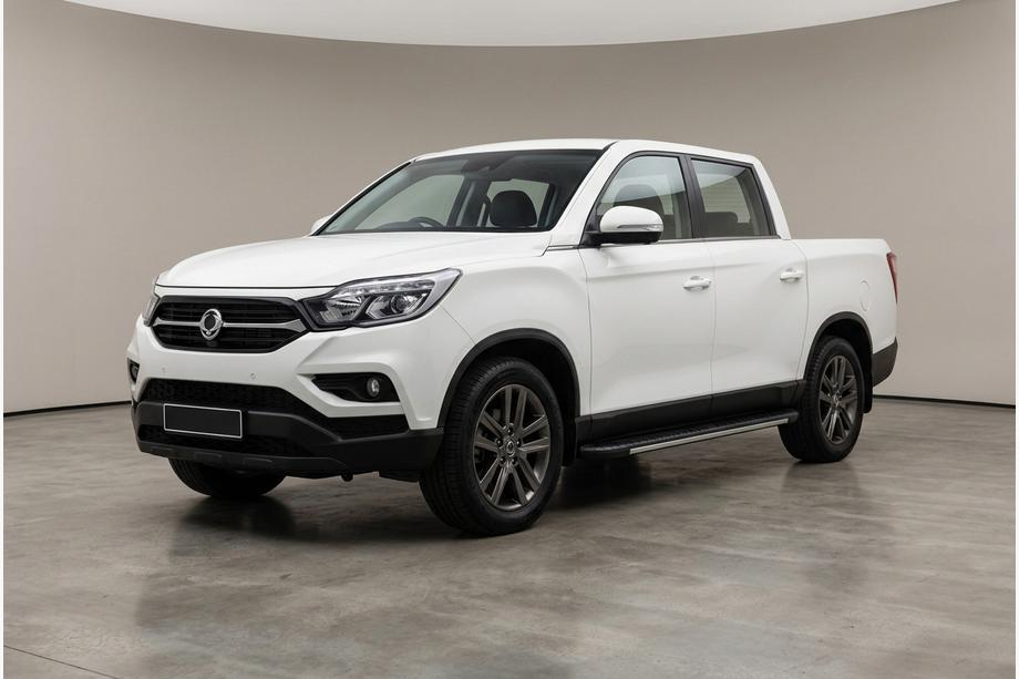 SsangYong Musso II 2018– Side Steps Bosphore Grey (2 pcs, Aluminum) Image