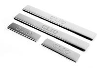 Renault Clio IV 2012-2019 Door Sill Protectors OmsaLine (4 pcs, Stainless Steel) photo 3