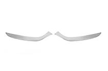 Renault Clio IV 2012-2019 Chrome Headlight Covers Front (2 pcs, Stainless Steel) photo 2