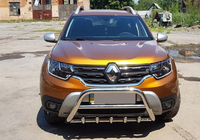 Renault Duster 2018-2024 Bull bar without logo WT003 (stainless steel) photo 5
