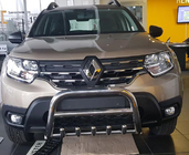 Renault Duster 2018-2024 Bull bar without logo WT003 (stainless steel) photo 14