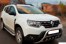 Renault Duster 2018-2024 Bull Bar with Inscription WT004 (Stainless Steel) photo 3