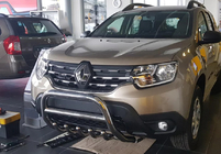 Dacia Duster 2018-2024 Bull bar without logo WT003 (stainless steel) photo 12