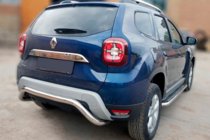 Renault Duster 2018-2024 Rear Guard AK007 (Stainless Steel) photo 1