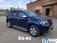 Dacia Duster 2018-2024 Premium Side Steps (2 pcs, Stainless Steel) Ø60 photo 1