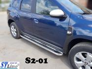 Dacia Duster 2018-2024 Premium Side Steps (2 pcs, Stainless Steel) Ø60 photo 3