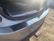 Mazda CX-5 2017–2025 Rear bumper protector with lip Elite (stainless steel) photo 3