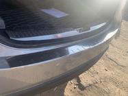 Mazda CX-5 2017–2025 Rear bumper protector with lip Elite (stainless steel) photo 2