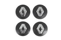 Renault Black Wheel Center Caps 5882B (56mm to 52mm, 4 pcs) photo 2