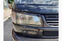 Volkswagen T4 Caravelle/Multivan 1990–2003 Headlight Eyelids Slanted Hood (2 pcs) Black Gloss photo 4