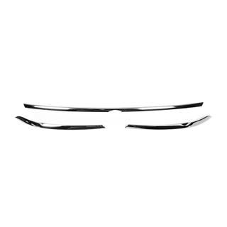 Trim covers for grille edge and headlights 2016-2020 (3 pcs, stainless steel) photo 2