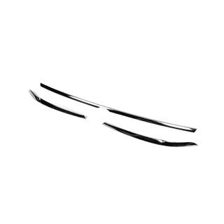 Trim covers for grille edge and headlights 2016-2020 (3 pcs, stainless steel) photo 4