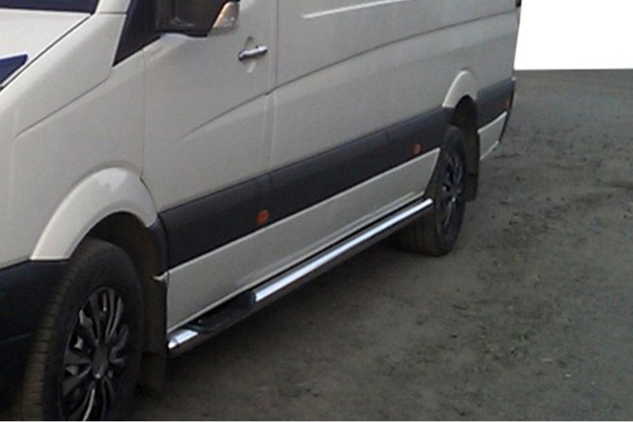 Mercedes Sprinter W907/W910 2018- Side Pipes (2 pcs, Stainless Steel) Image