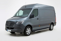 Mercedes Sprinter W907/W910 2018- Side Steps Maya V1 (2 pcs, Aluminum) photo 1