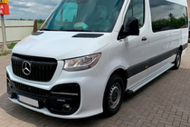 Mercedes Sprinter W907/W910 2018- Side Steps Maya V2 (2 pcs, Aluminum) photo 2