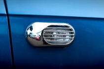 Audi A3 2003-2012 Oval Side Indicator Grille (2 pcs, ABS) photo 1