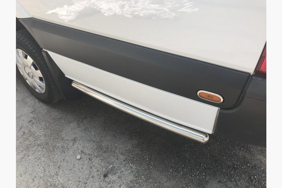 Mercedes Sprinter W907/W910 2018- Side pipes behind rear wheel (2 pcs, stainless steel) Short wheelbase, 60mm Photo 2